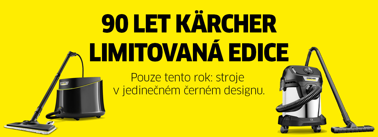 90 let Karcher limitovaná edice strojů 90 let Karcher limitovaná edice strojů