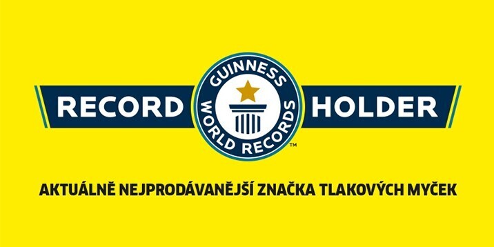 Kärcher tlakové myčky – kvalita prověřená časem a oceněním nejprodávanější značka tlakových myček Guinness World Records