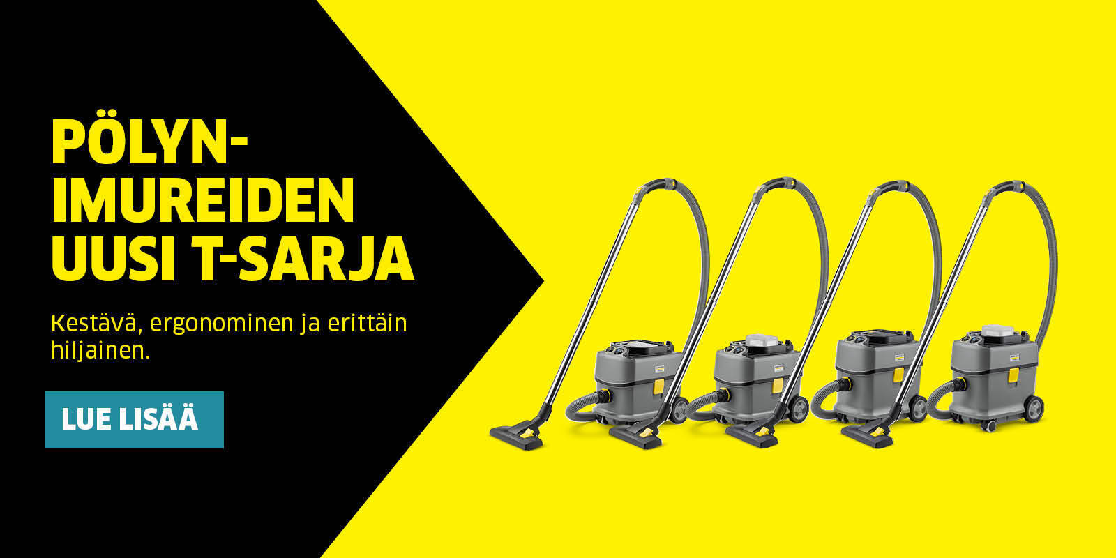 Uudet T-sarjan pölynimurit ammattikäyttöön