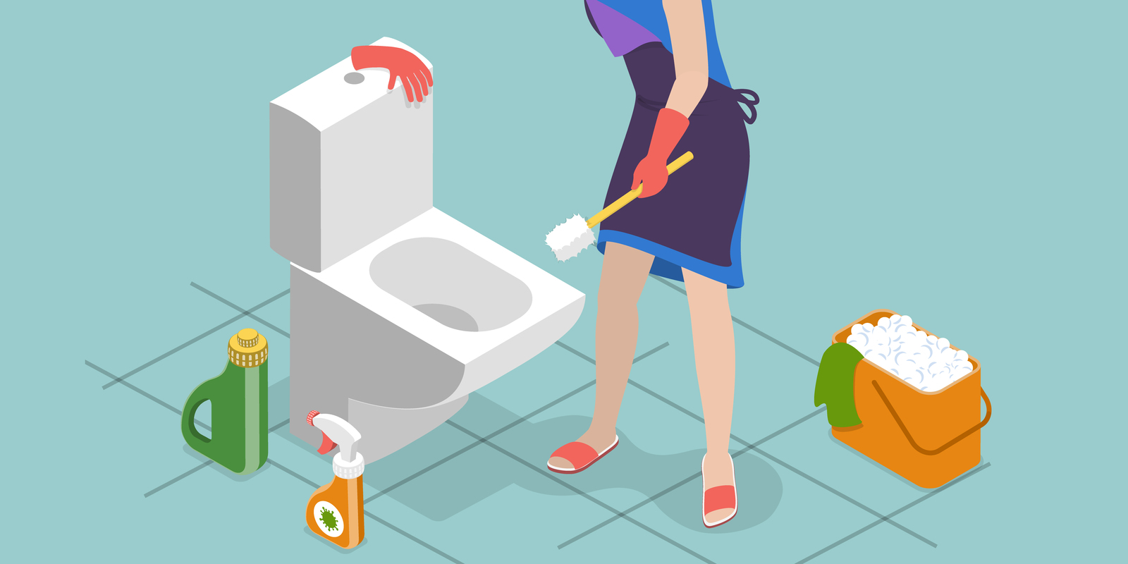 cách thông bồn cầu bị tắc giấy vệ sinh