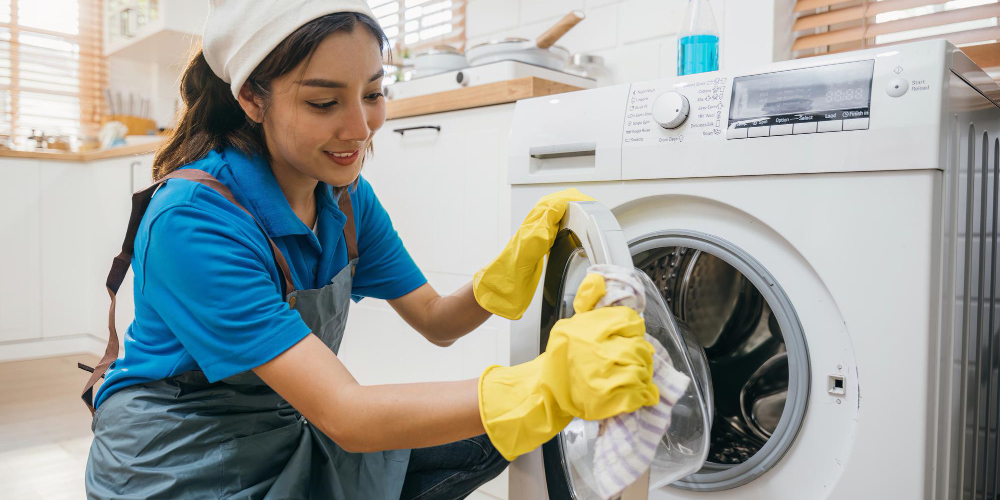 cách vệ sinh máy giặt cửa ngang