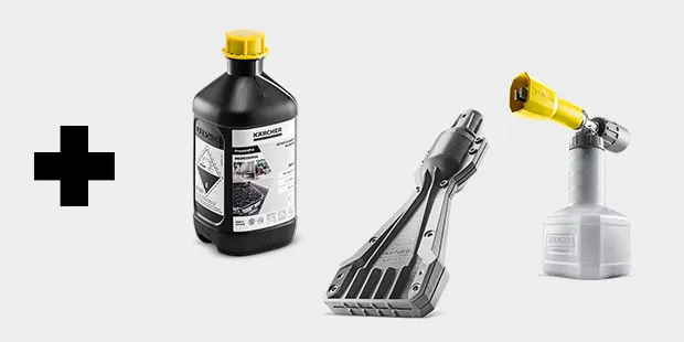 eco!Booster TR 050 + Lanca pianowa Advanced 3 + PressurePro RM 81 aktywny środek czyszczący, 2.5l