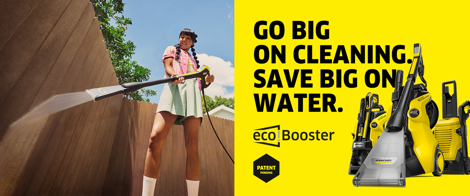 Kärcher หัวฉีด eco!Booster | คาร์เชอร์ Kärcher หัวฉีด eco!Booster | เครื่องฉีดน้ำแรงดันสูง | คาร์เชอร์