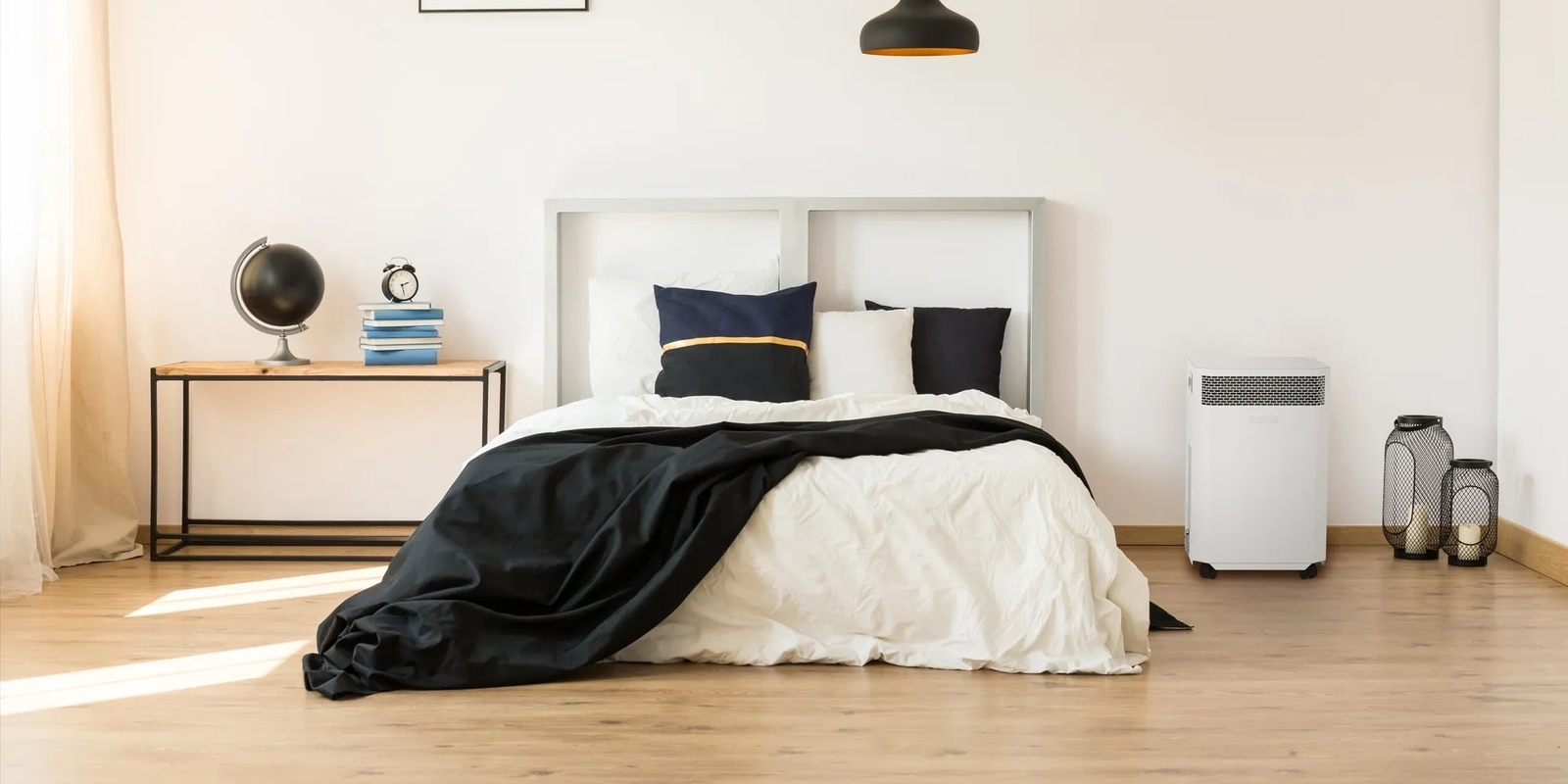vị trí đặt máy lọc không khí trong phòng ngủ