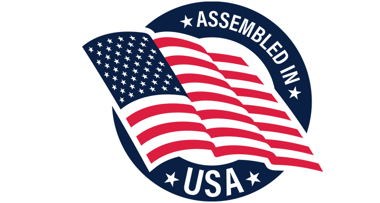Assembled in USA Assembled in USA