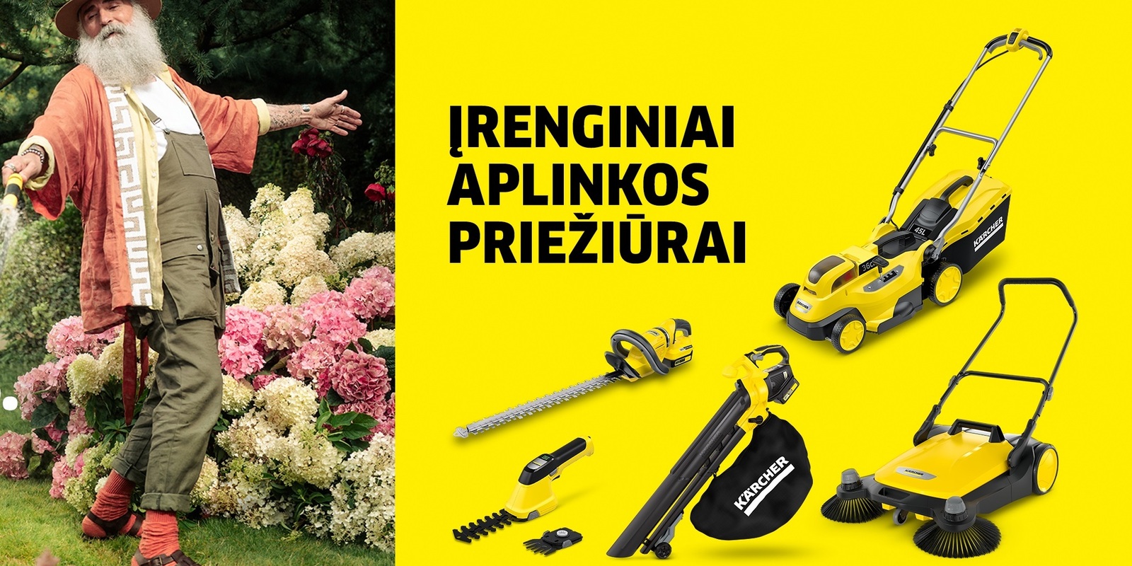 kampanija sodo įrenginiai