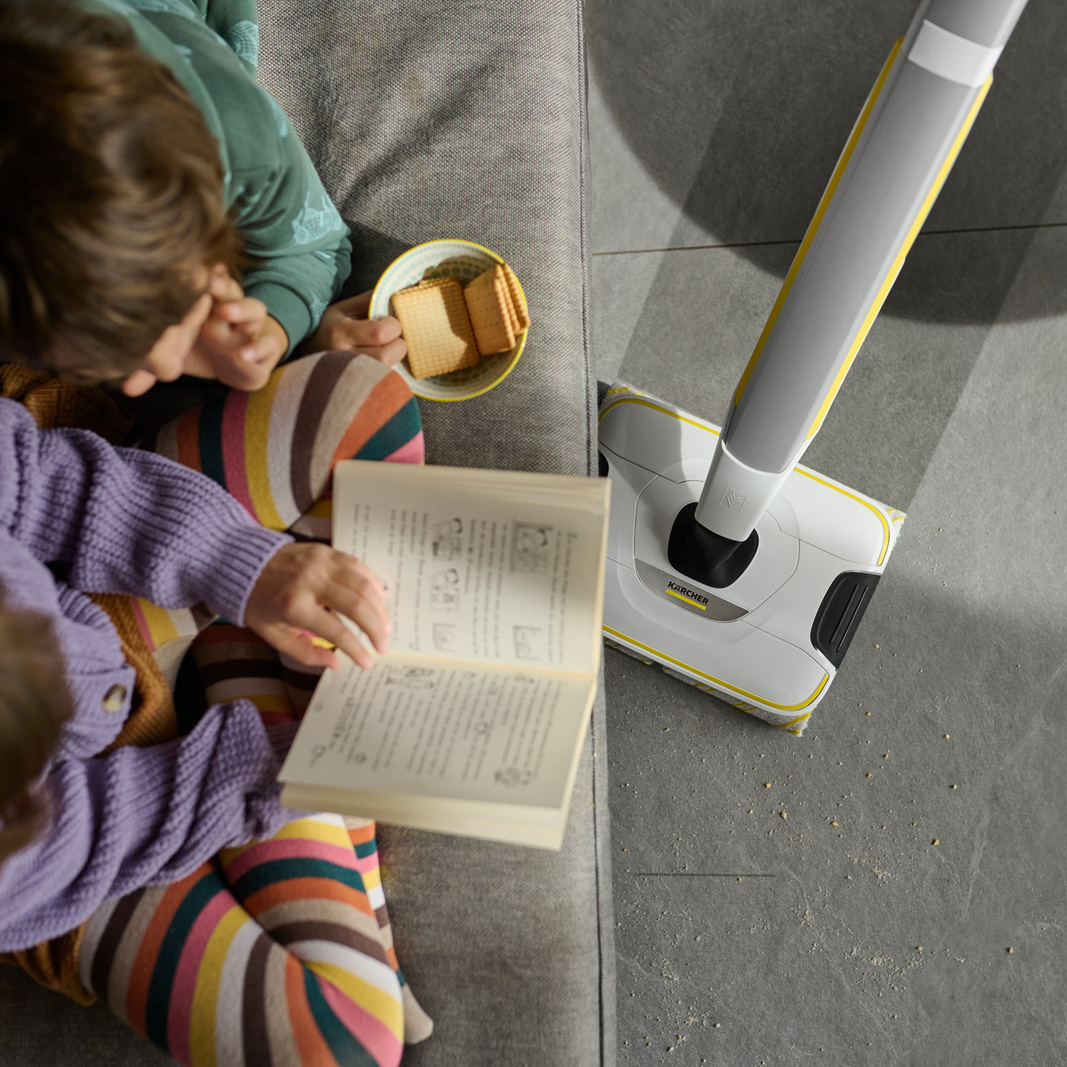 Floor cleaners without suction fans are quiet as a mouse Kärcher floor cleaners without suction fans are quiet as a mouse