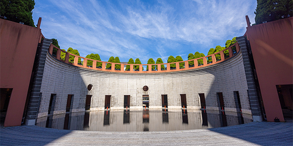 清掃前のベリーニの丘の様子