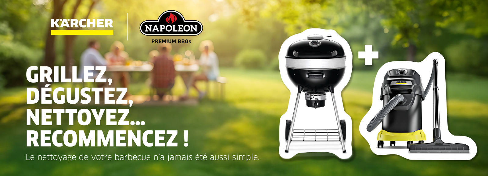Partenariat entre Kärcher et Napoléon