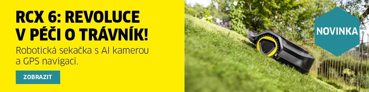 Nová robotická sekačka RCX