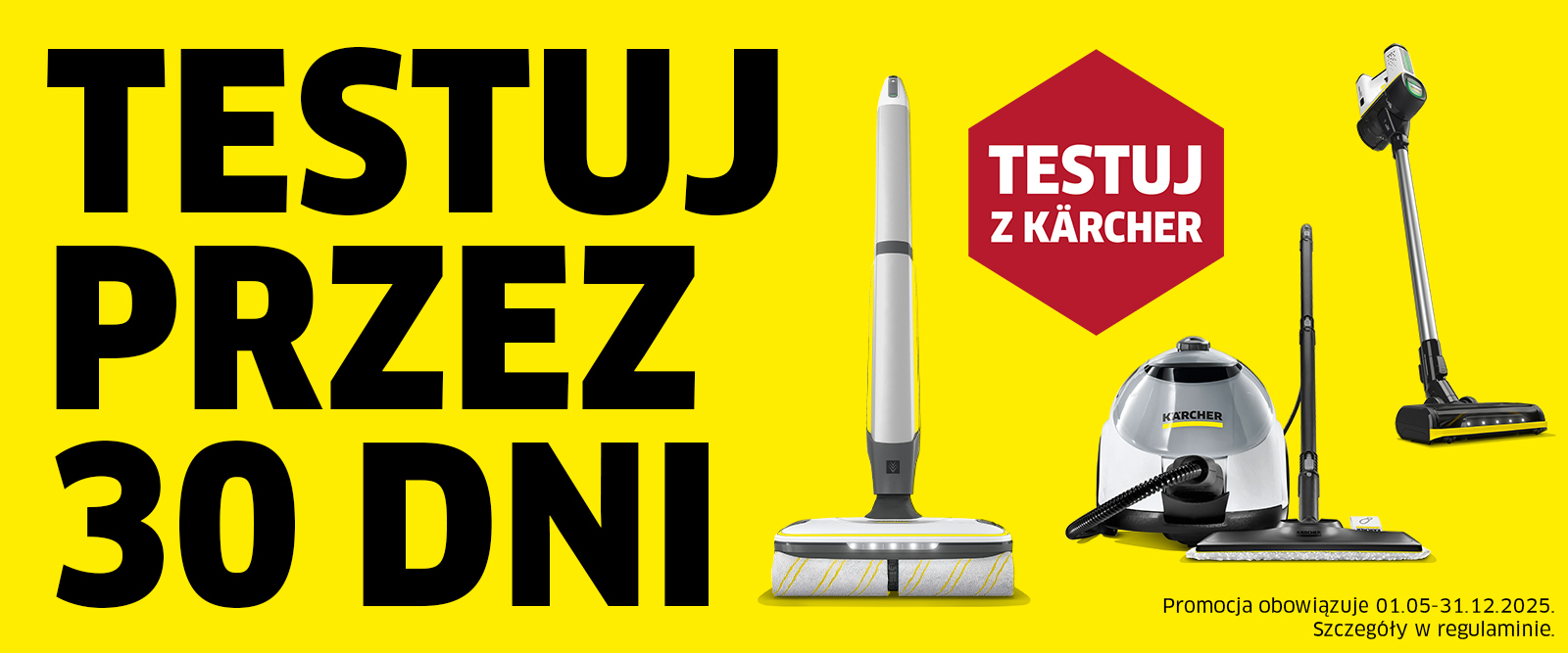 Testuj przed 30 dni z Kärcher Testuj przed 30 dni z Kärcher