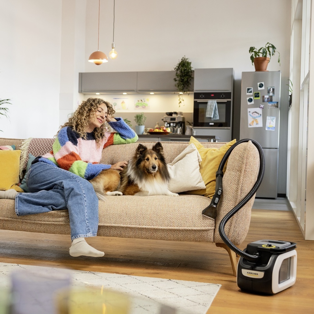 Kaercher_SE 3 Compact_Cleaning with pets Kaercher_SE 3 Compact_Cleaning with pets