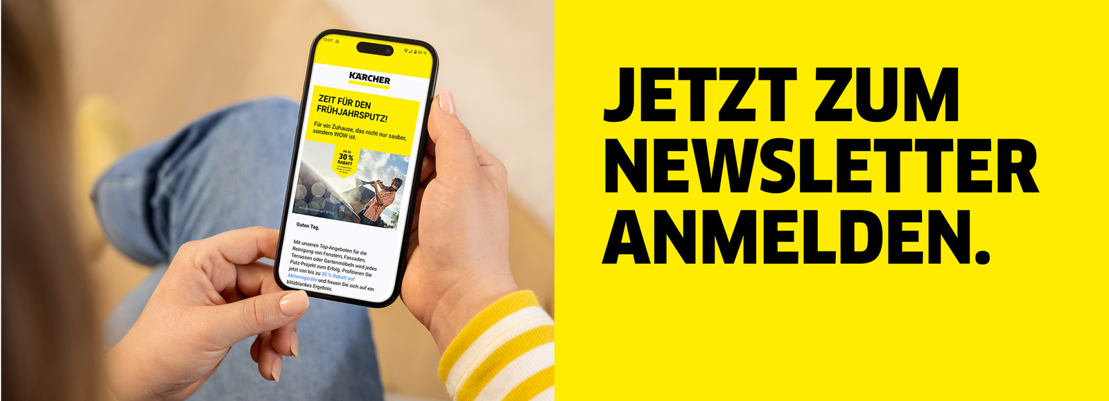 Anmeldung zum Kärcher Newsletter Anmeldung zum Kärcher Newsletter