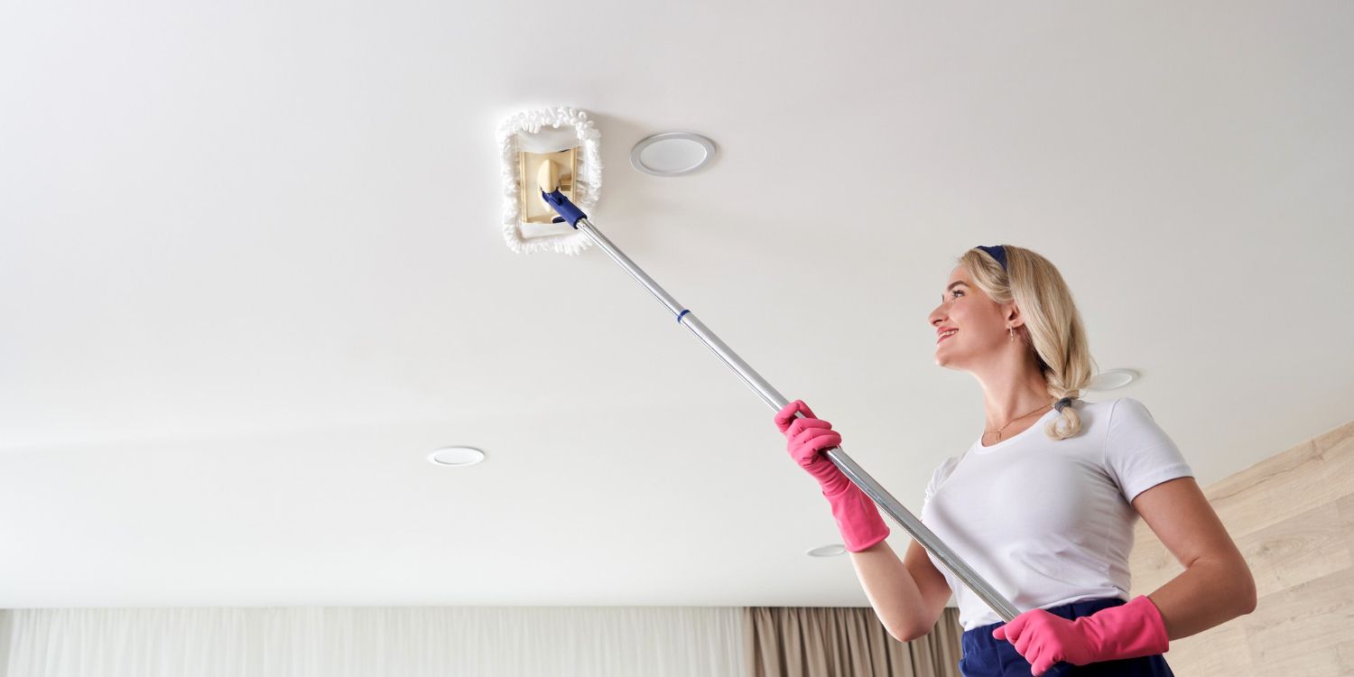 cách vệ sinh la phông nhựa