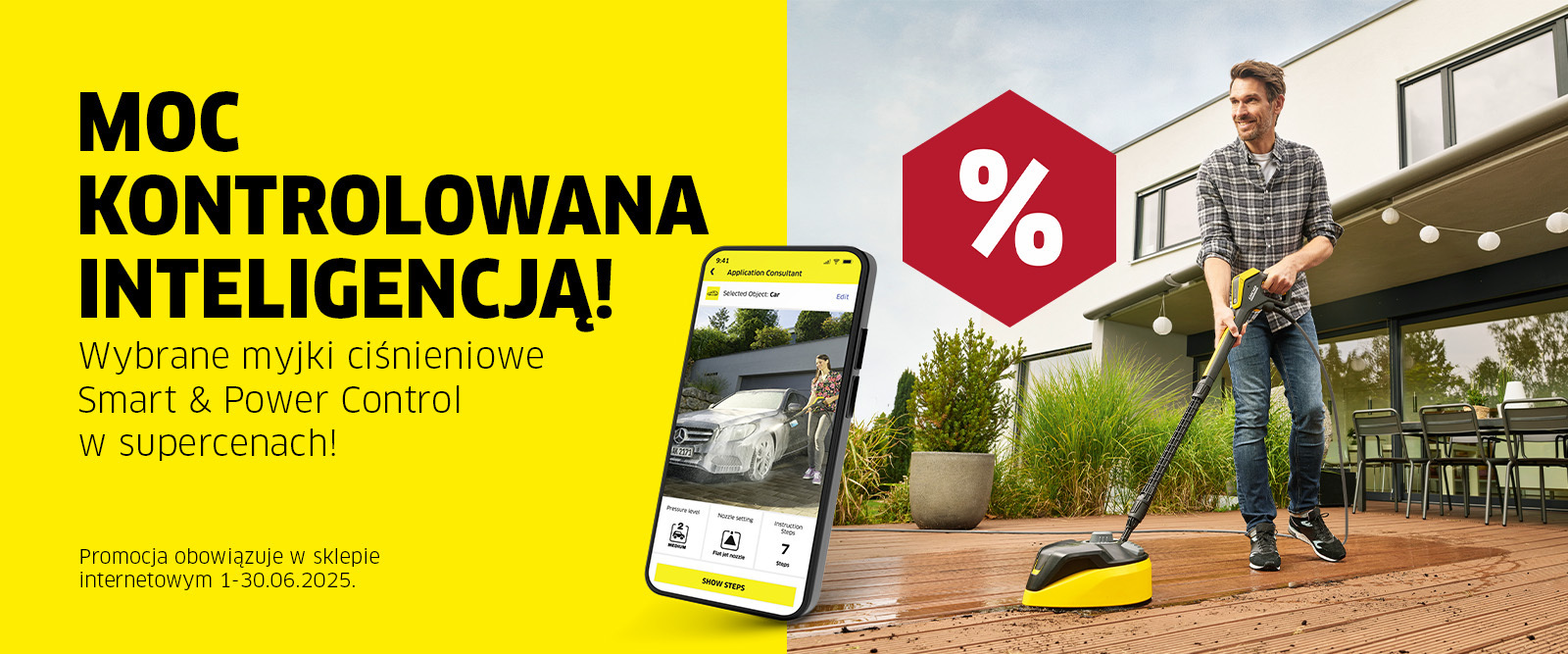 Moc kontrolowana inteligencją! Wybrane myjki ciśnieniowe Smart i Power Control w supercenach! Moc kontrolowana inteligencją! Wybrane myjki ciśnieniowe Smart i Power Control w supercenach!
