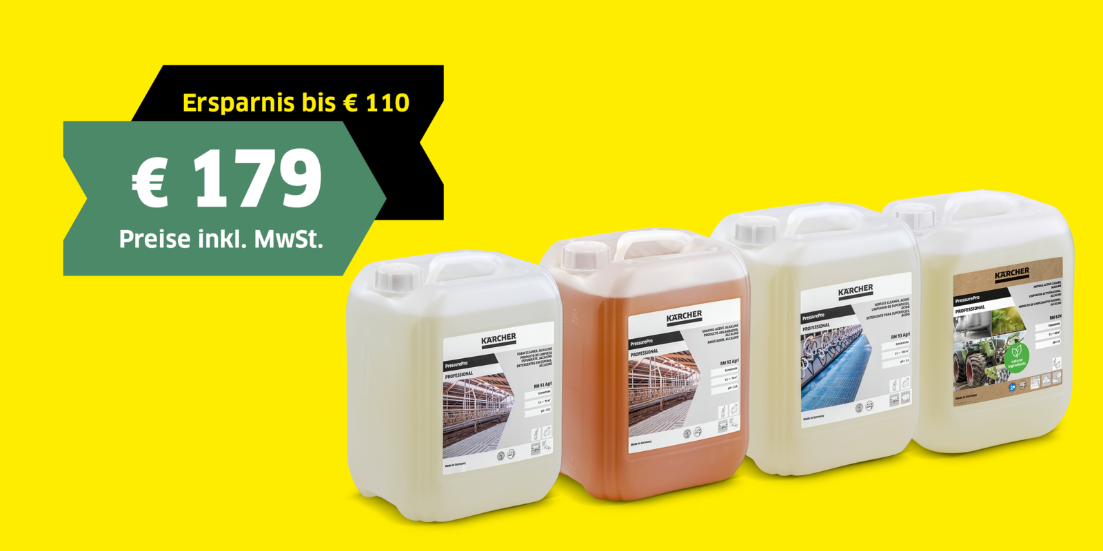 Reinigungsmittelpaket Agri Reinigungsmittelpaket Agri