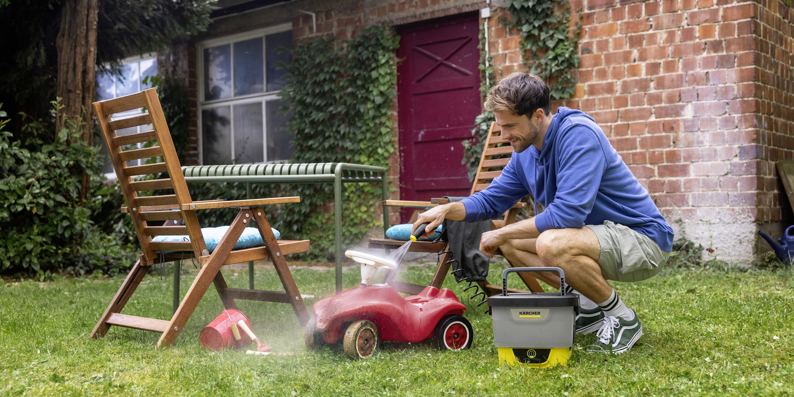 Domaine d'application : nettoyage à basse pression