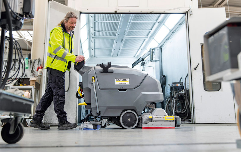 Karcher walk-behind floor scrubbers Karcher walk-behind floor scrubbers