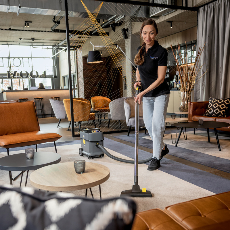 Quiet vacuum cleaning with the T-Range