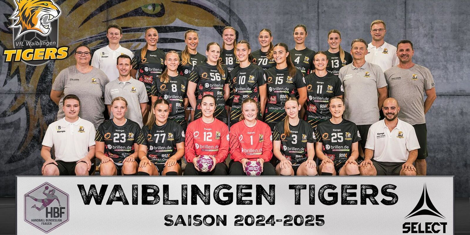 Waiblingen Tigers Mannschaftsfoto Waiblingen Tigers Mannschaftsfoto