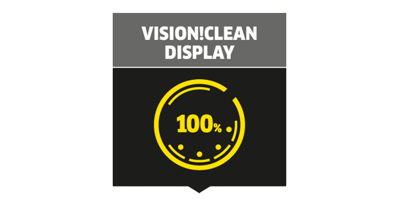 3,2-Zoll Vision!Clean Display 3,2-Zoll Vision!Clean Display