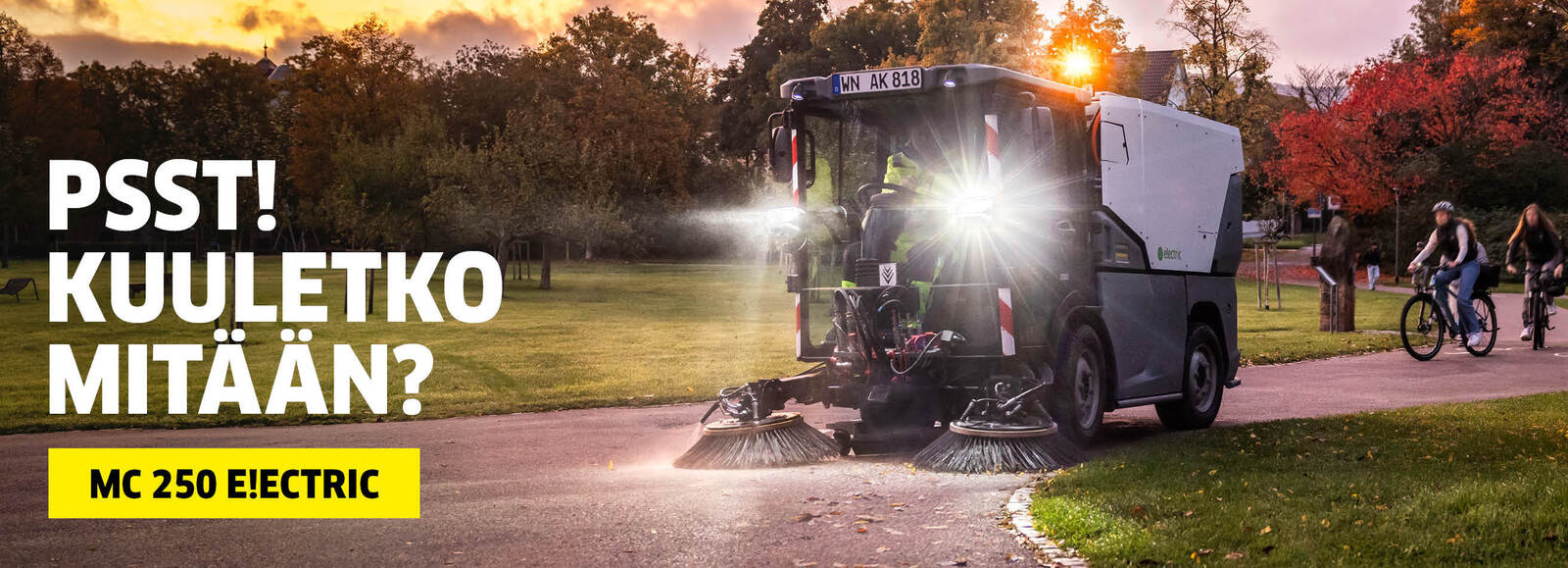 Täyssähkökäyttöinen MC 250 e!ectric