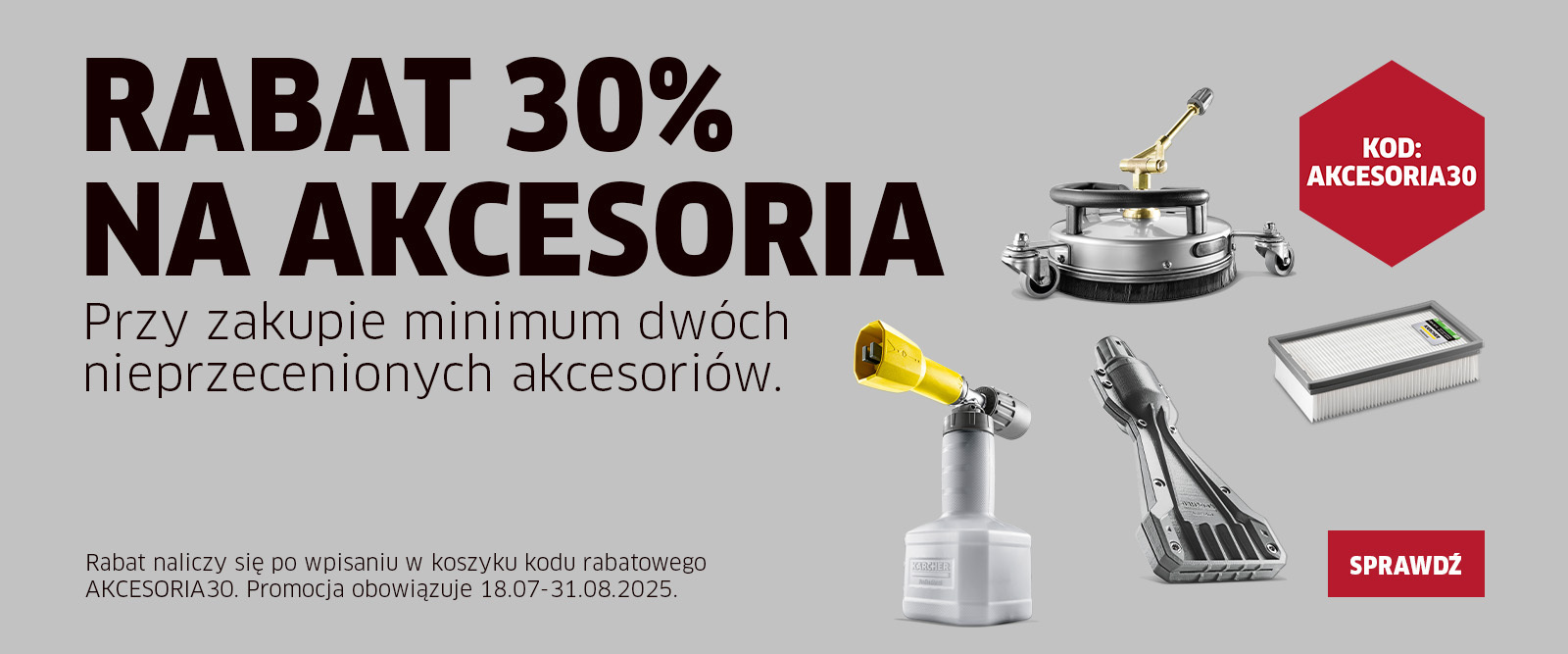 Rabat 30% na akcesoria przy zakupie min. dwóch z kodem AKCESORIA30. Rabat 30% na akcesoria przy zakupie min. dwóch z kodem AKCESORIA30.