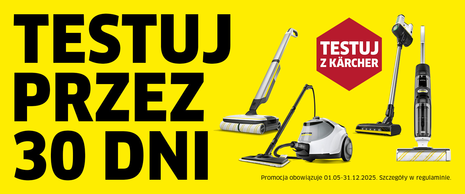 Testuj przed 30 dni z Kärcher Testuj przed 30 dni z Kärcher