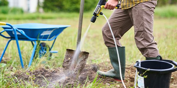 アウトドア用品の洗浄