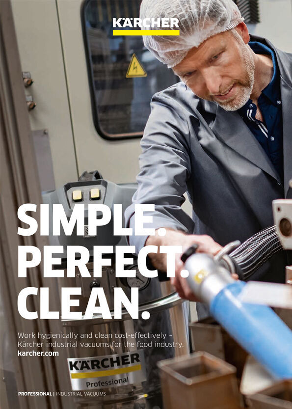 Industrial vacuum cleaners for the food industry