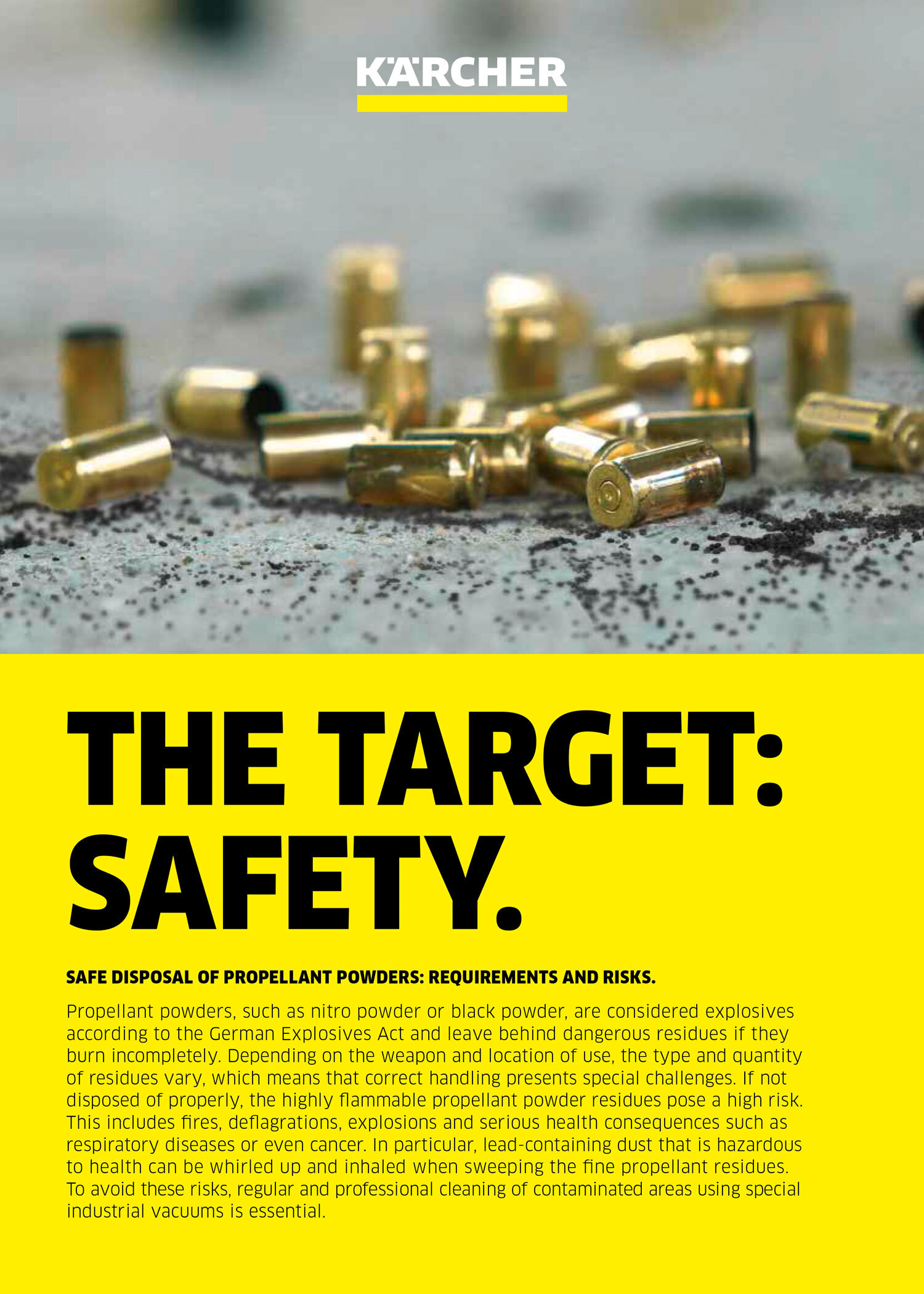 Safe disposal of propellant powder