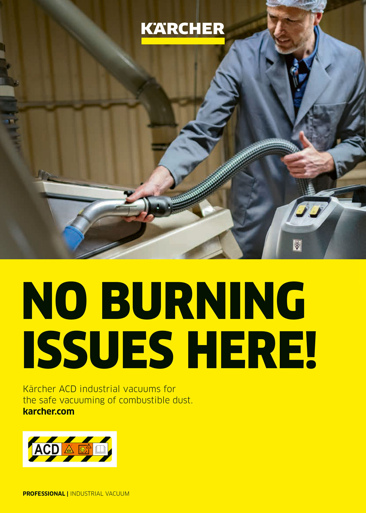 ACD industrial vacuums