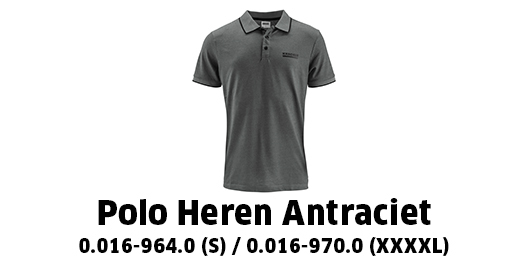 Marketing Polo Heren Antraciet
