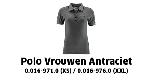 Marketing Polo Vrouwen Antraciet