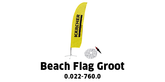 Marketing Beach Flag Groot