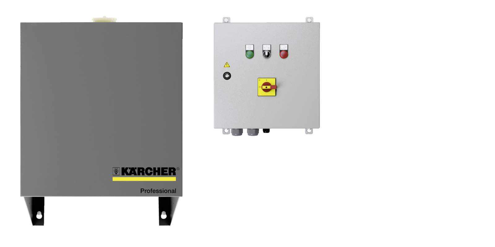 Kärcher HWE 860 hot water generator Image of the Kärcher HWE 860 hot water generator