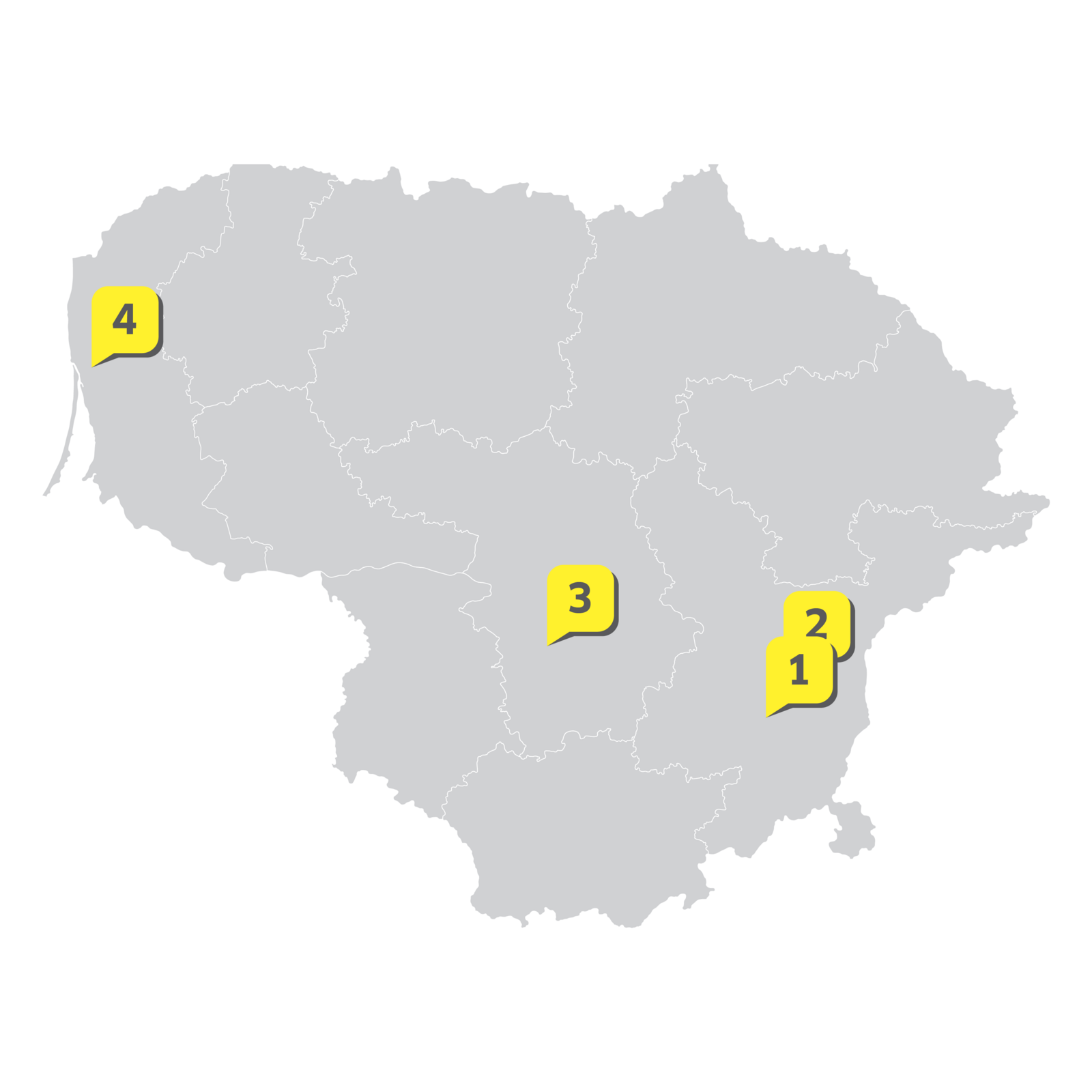 Karcher centru Lietuvoje zemelapis