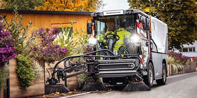 Balayeuse aspiratrice électrique