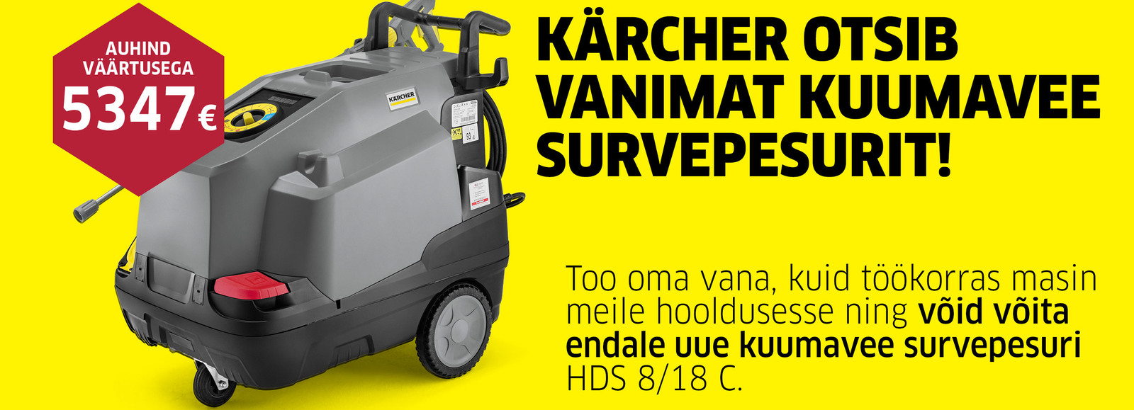 Vanim kuumavee survepesur