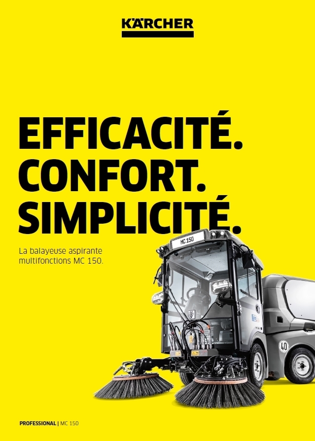 Balayeuse aspirante MC 150 Plus