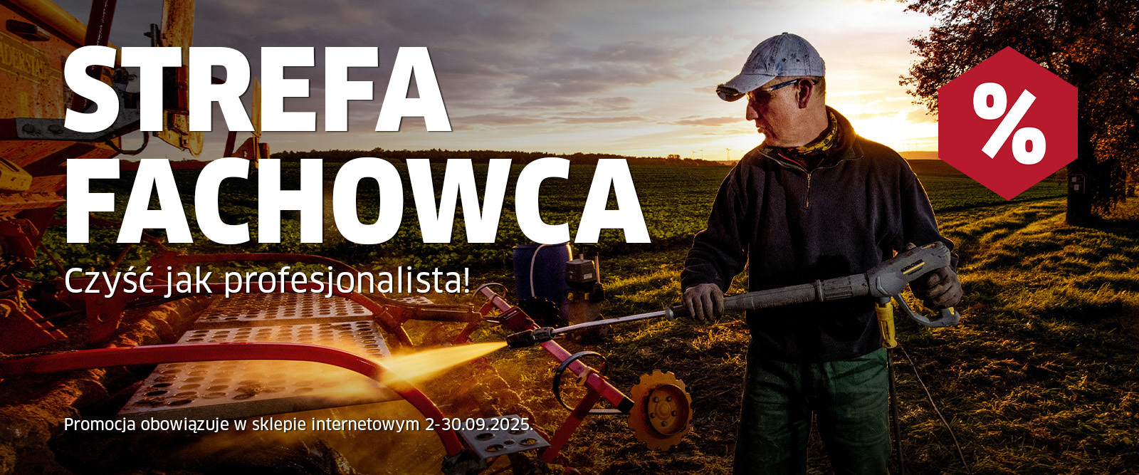 Czyść jak profesjonalista z urządzeniami Kärcher i ciesz się superrabatami! Czyść jak profesjonalista z urządzeniami Kärcher i ciesz się superrabatami!