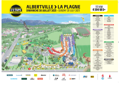 Plan Village Étape du Tour de France 2025