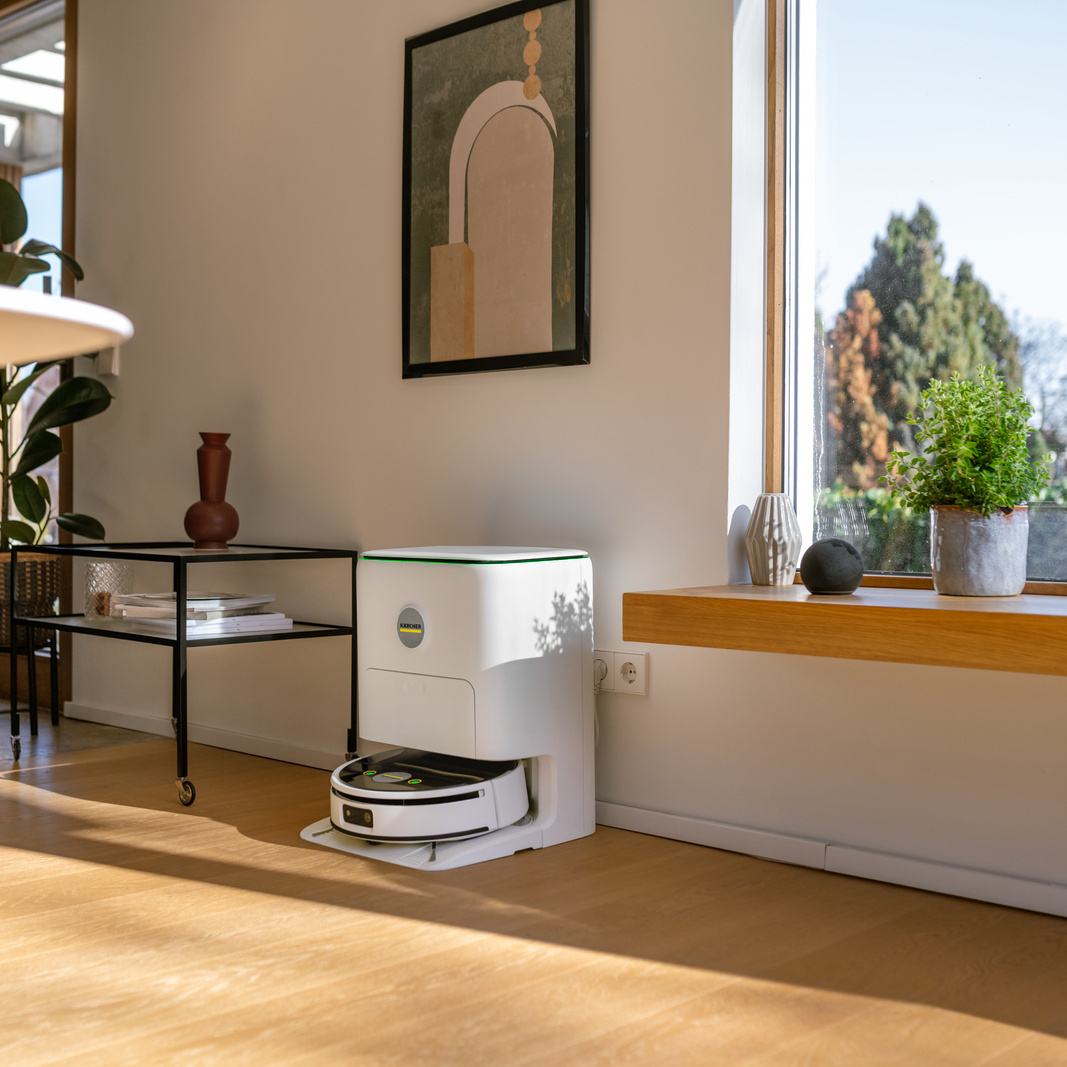 RCF 3 wischt und nimmt trockenen Schmutz auf