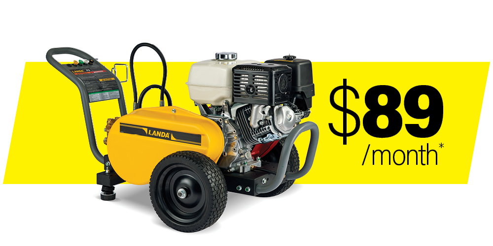 special offer graphic of Landa's PG Series cold water gas pressure washer