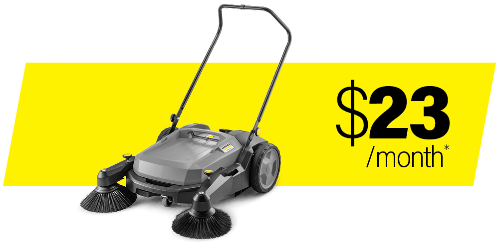 special offer graphic of Kärcher's KM 70/20 Walk-Behind Floor Sweeper
