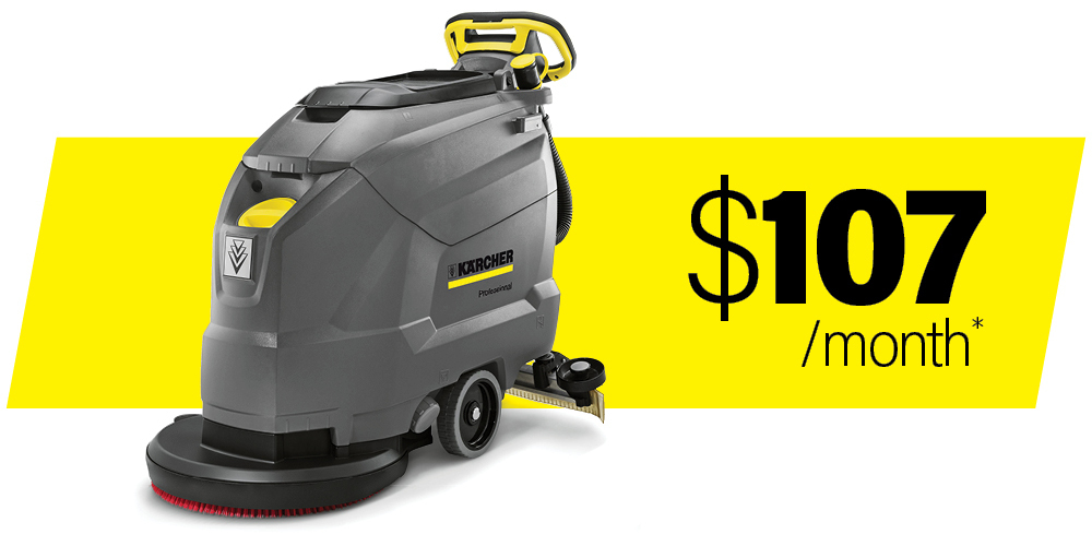 special offer graphic of Kärcher's BD 50/50 - Walk-Behind Floor Scrubber