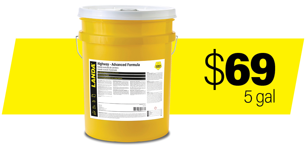 special offer graphic of Landa's Highway Advanced Formula Pressure Washer Detergent