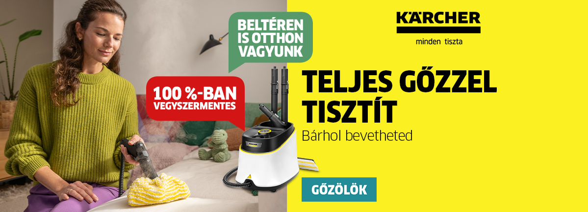 Gőztisztító awareness