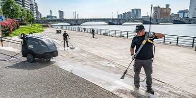新潟「万代テラス ハジマリヒロバ」クリーニングプロジェクト