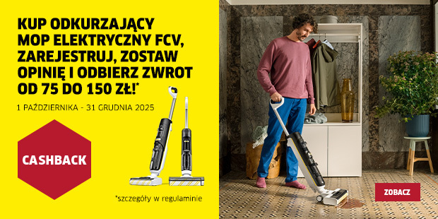 Kup odkurzający mop elektryczny, zostaw opinię, odbierz zwrot